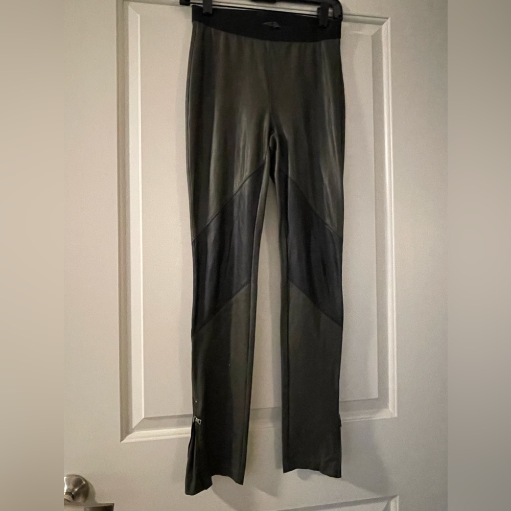 BCBG Faux leather leggings